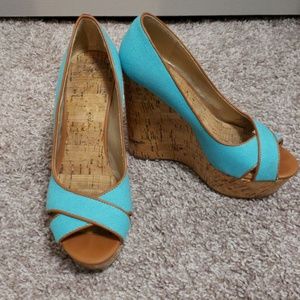 Jessica Simpson platform wedges